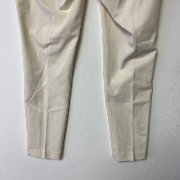 Cynthia Rowley Dress Pants Cream White Cropped Size 2 - Picture 11 of 12